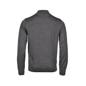Tee Jays Mens Half Zip Sweater / Grey Melange